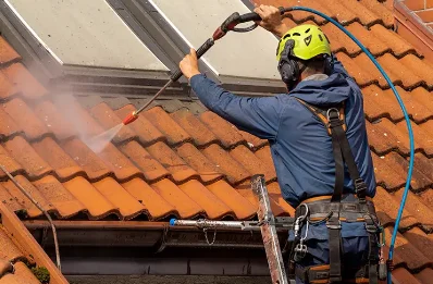 Démoussage et hydrofuge de toiture à Bordezac